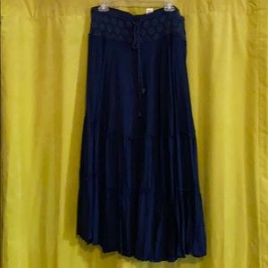 Navy Boho Maxi Skirt 💙